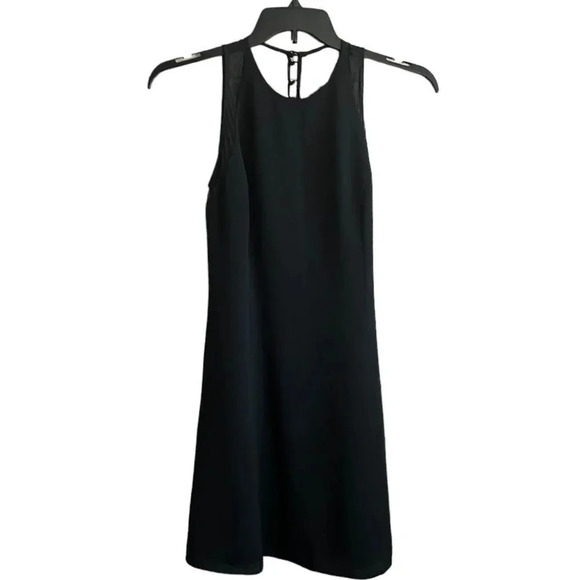 Ann Taylor Dresses & Skirts - Ann Taylor Black Sleeveless Button Back Fit and Flare‎ Knee Length Dress Sz 10